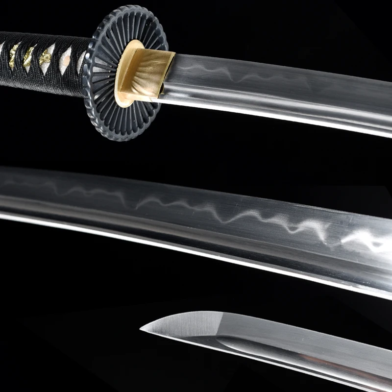 

Handmade Real Katana 1095 Steel Clay Tempered Full Tang Sharpness Ready-The Last Samurai Sword-New Arrival-Red