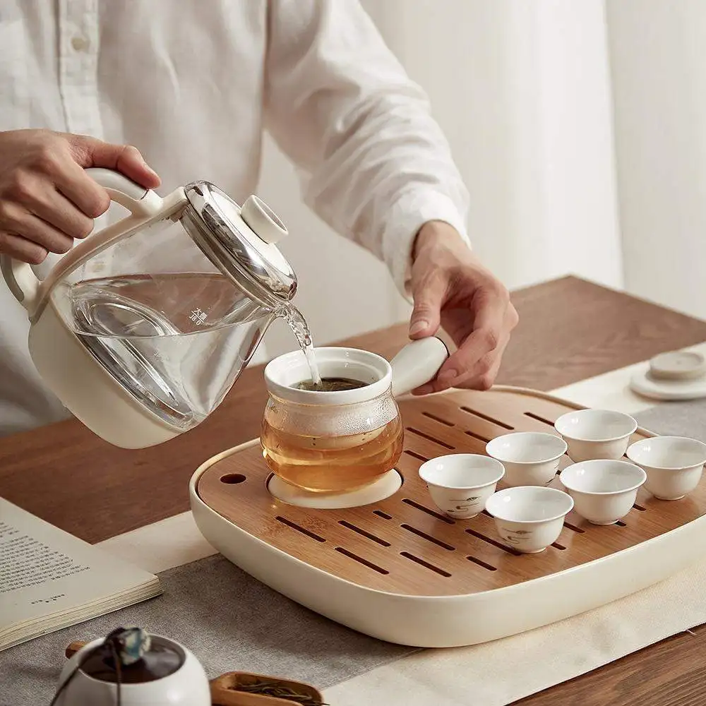 220V электрический спрей Тип Чай заварник автоматический Стекло S ming горшок машина