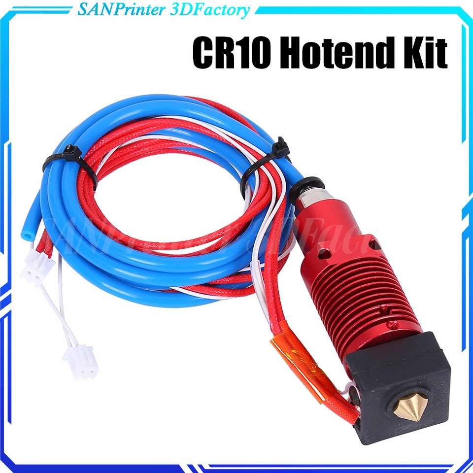 

3D Full Metal J-head CR10 Hotend Extrude Hot End Kit for creality Ender-3/5 pro CR10 10s Extruder 12/24V 3D Printer Parts