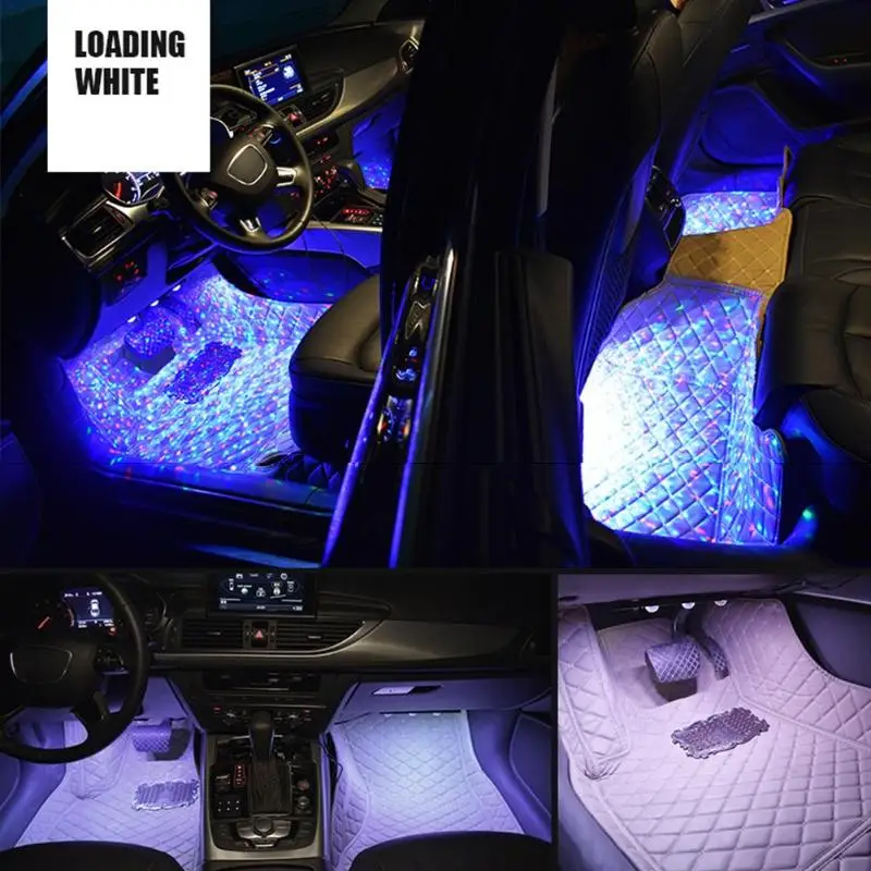 Автомобильная светодиодсветодиодный подсветка с питанием от USB декоративная для