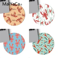 maiyaca your own mats cartoon lobster keyboard gaming mousepads gaming%c2%a0mouse pad for pc laptop notebook 20x20cm gamer desk pad