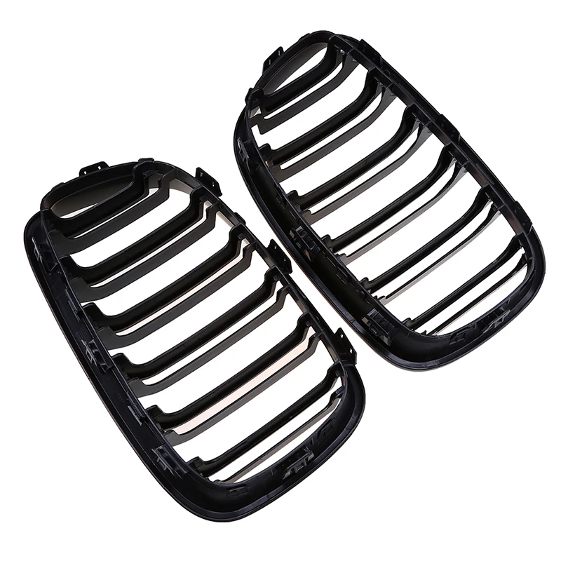 Автомобильная матовая Черная решетка радиатора POSSBAY декоративные решетки для BMW 1