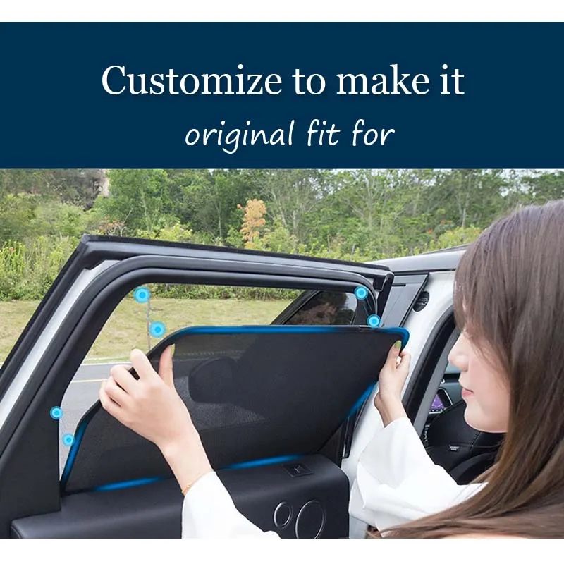 travel for kids Magnetic UV Protection Car Curtain Side Windows Sun Visor Shield Sunshade BMW 2 series F22 2015- 2018 |