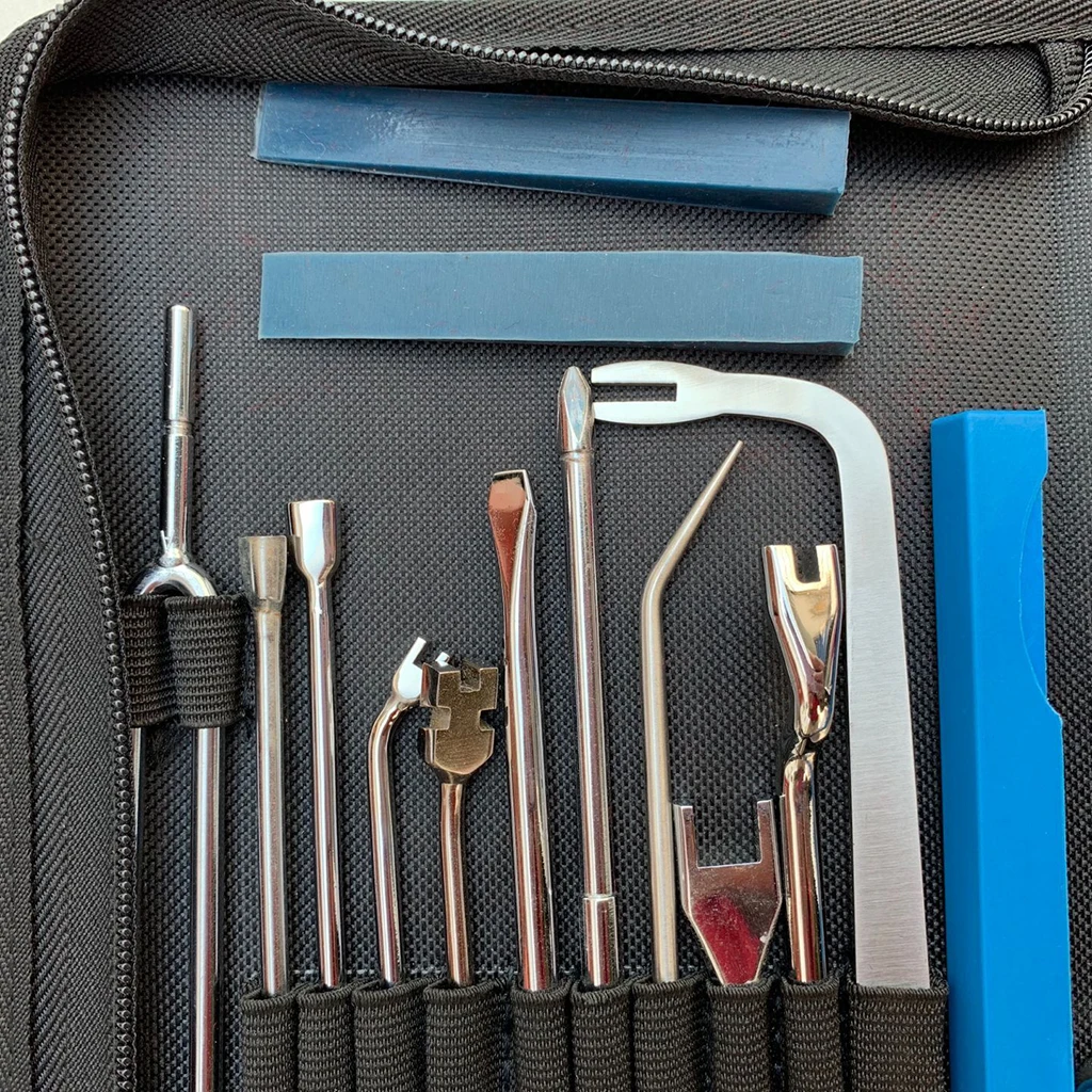 Набор для ремонта пианино MagiDeal 19 дюймов гаечный ключ молоток отвертка аксессуары