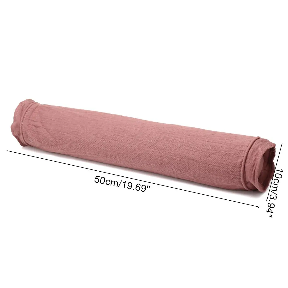 

New 50x10cm Cotton Round Cervical Pillow Electric Heating Neck Massage Pain Relief Support Cushion Health Care Tool 3 Colors