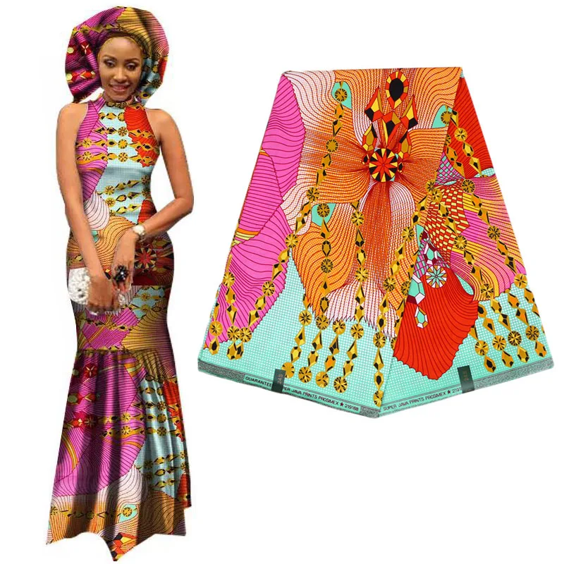 Отличная африканская ткань настоящий воск батик 100% хлопок высокое качество