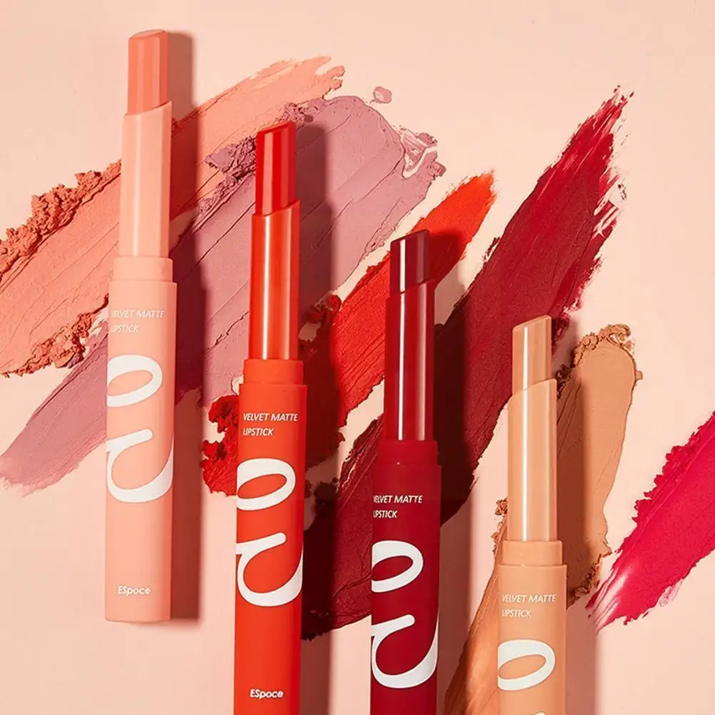

12 Colors Waterproof Matte Velvet Lipstick Long Lasting Series Red Lip Cosmetic Nude Beauty Non Tint Makeup Stick Lipsticks E9N7
