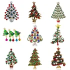 Изысканные Роскошные красочные бриллианты, снежинка, олень, лось, броши с колокольчиком для женщин, булавки вечерние, женские Украшения, рождественский подарок