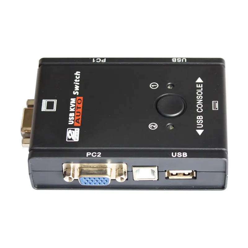VGA видео коммутатор KVM переключатель мышь Управление клавиатурой 1 ключ