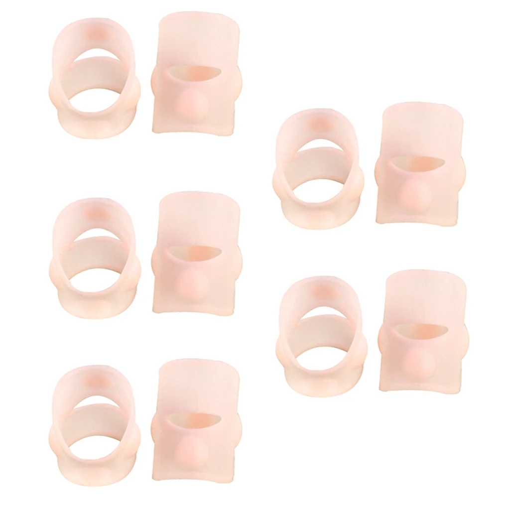 

MagiDeal 5 Pairs Elastic Ingrown Toenail Corrector Straightening Foot Care