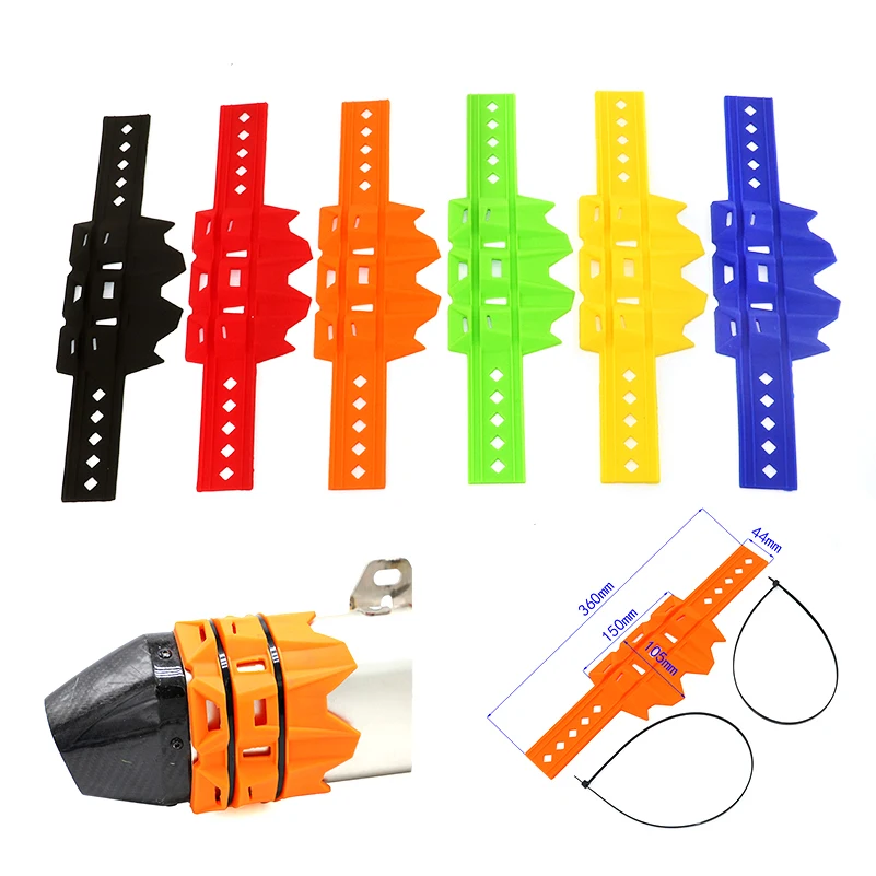 

Motorcycle Exhaust Pipe Anti-scalding Ring Modified Universal Tail Throat Drop Protection Ring Protective Cover