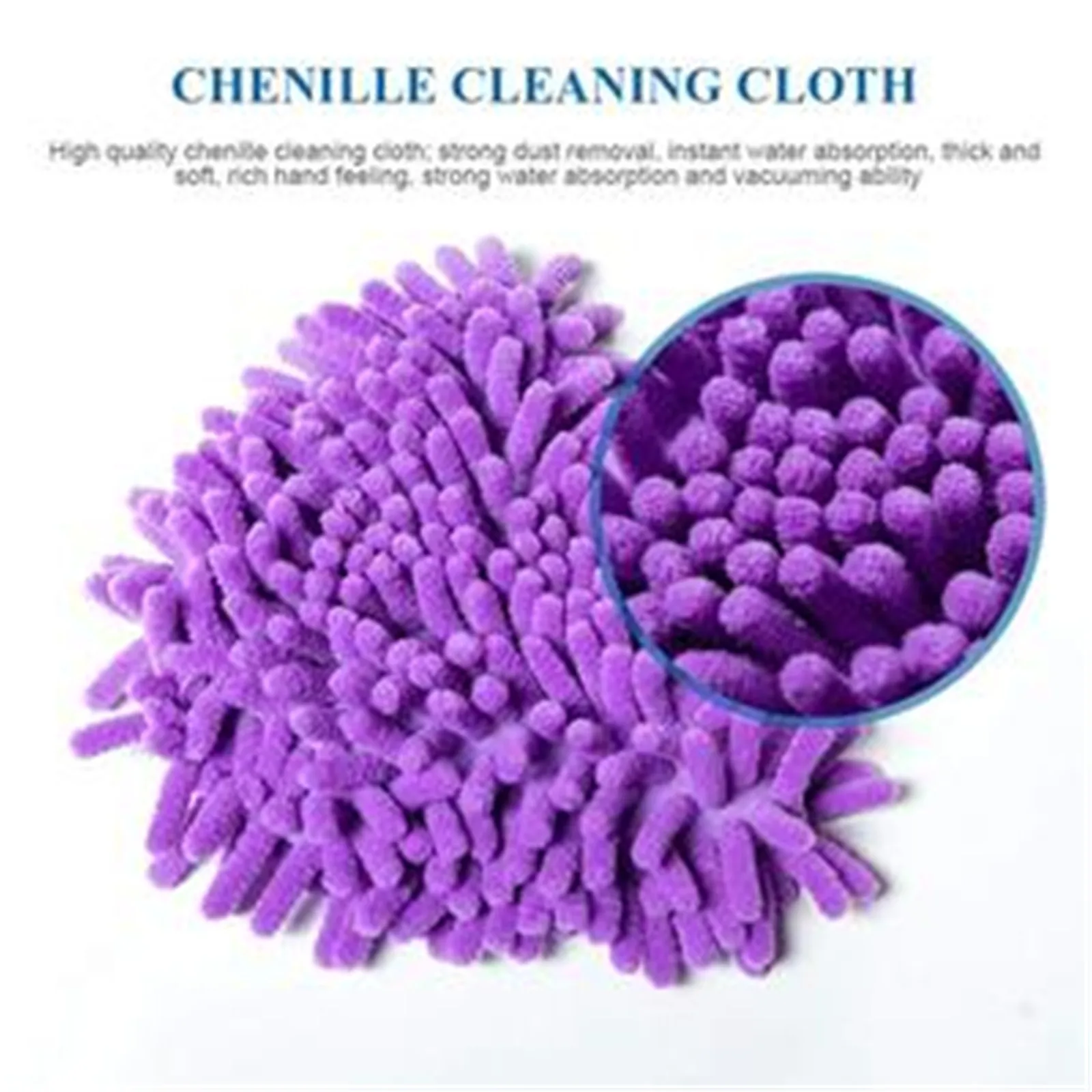 

Triangle Chenille Mop Floor Ceiling Window Rotary Cleaning Mop telescopic pole Triangular Mophead Swob Extendable 132cm Mops