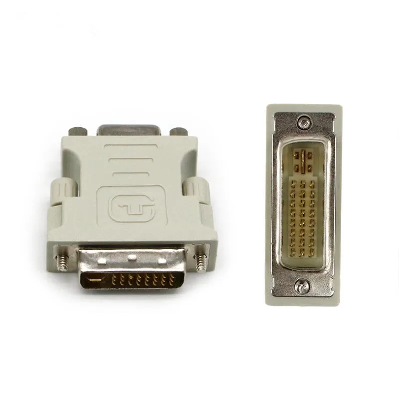 DVI I 24 + 5 Pin в VGA штекер гнездо адаптер видеоконвертера для ПК ноутбука графических
