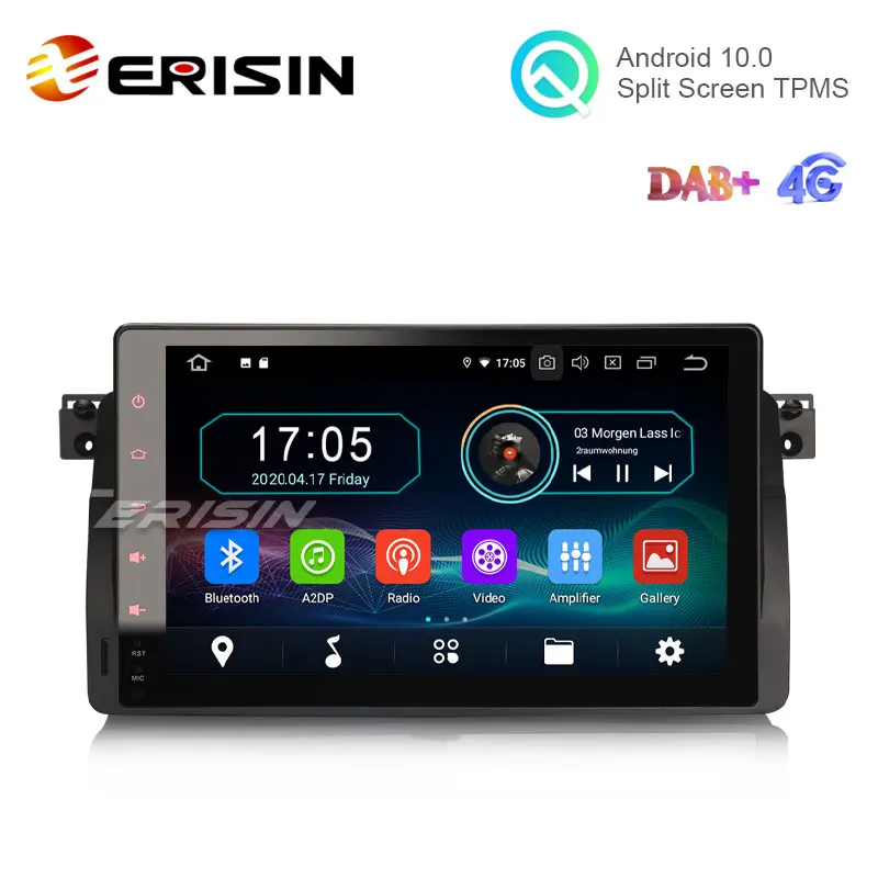Erisin ES6996B 9 &quotAndroid 10 0 автомобильная стереосистема 64G TPMS DAB + CarPlay для BMW E46 M3 Rover 75