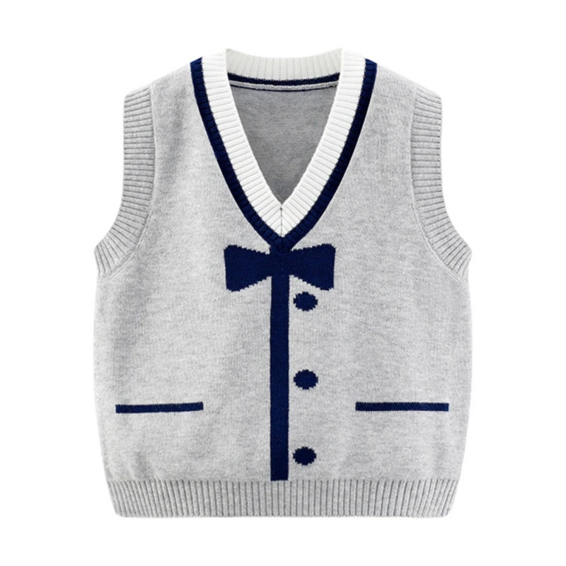 

Baby Autumn Cotton Knitted Vest Children's Undershirt Sweater Vest