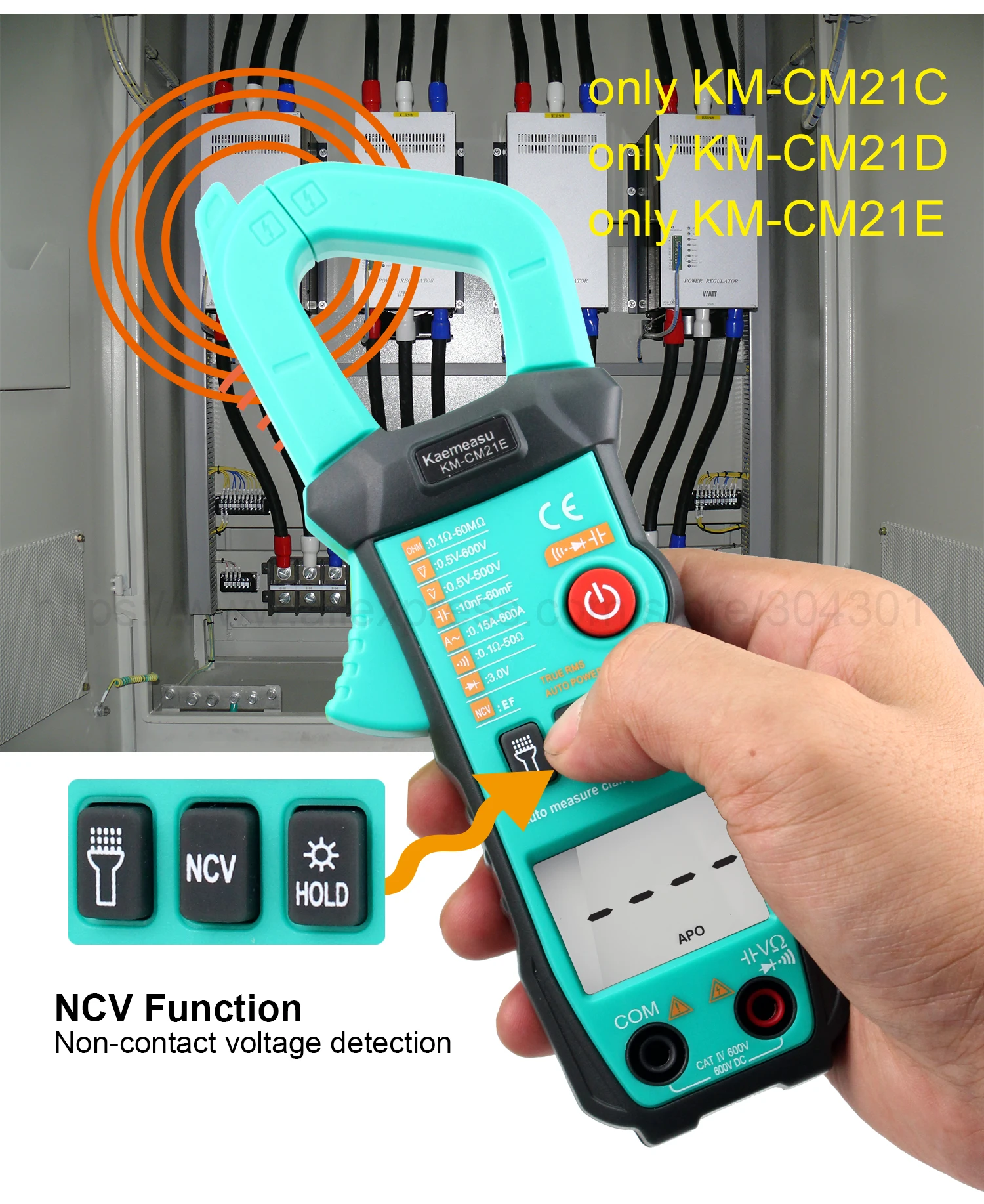 Интеллектуальный цифровой клещи Мини Многофункциональный DC/AC True rms измерение электрика прибор Инструменты для ремонта KM-CM21C/D/E