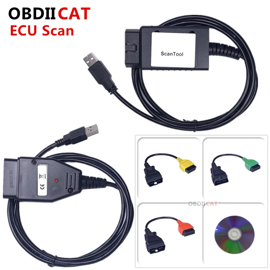 

OBDIICAT Newest for Fi-at ECU Scan Diagnostic Cables + Multi ECU Scan work For Fi-at / Al-fa Ro-meo / La-ncia