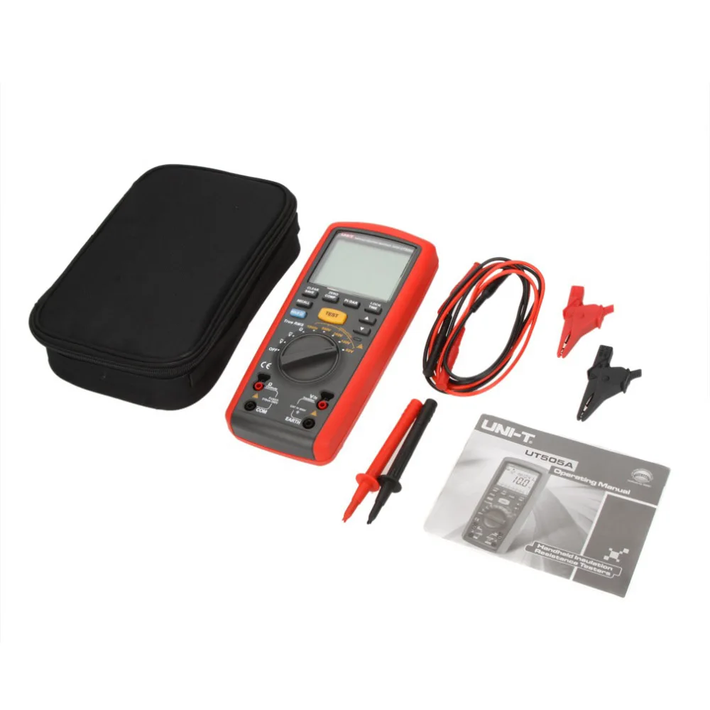 

UNI-T UT505A 1000V PI/DAR Measurement COMP Comparison Function Insulation Resistance Tester