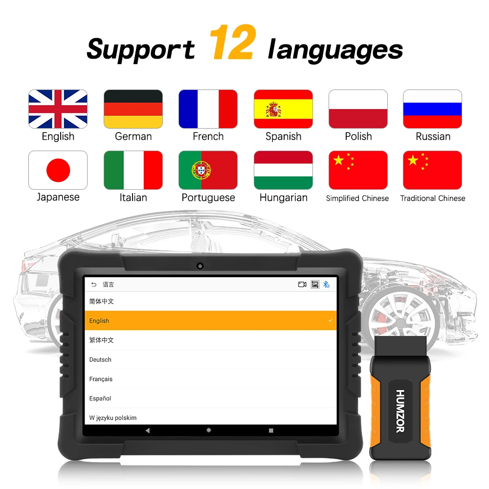 Humzor NexzDAS Pro OBD2 Code Reader Scanner Automotivo OBD 2 Car Diagnostic Tool IMMO TPMS EPB DPF SAS ABS Injector Oil Reset | Автомобили
