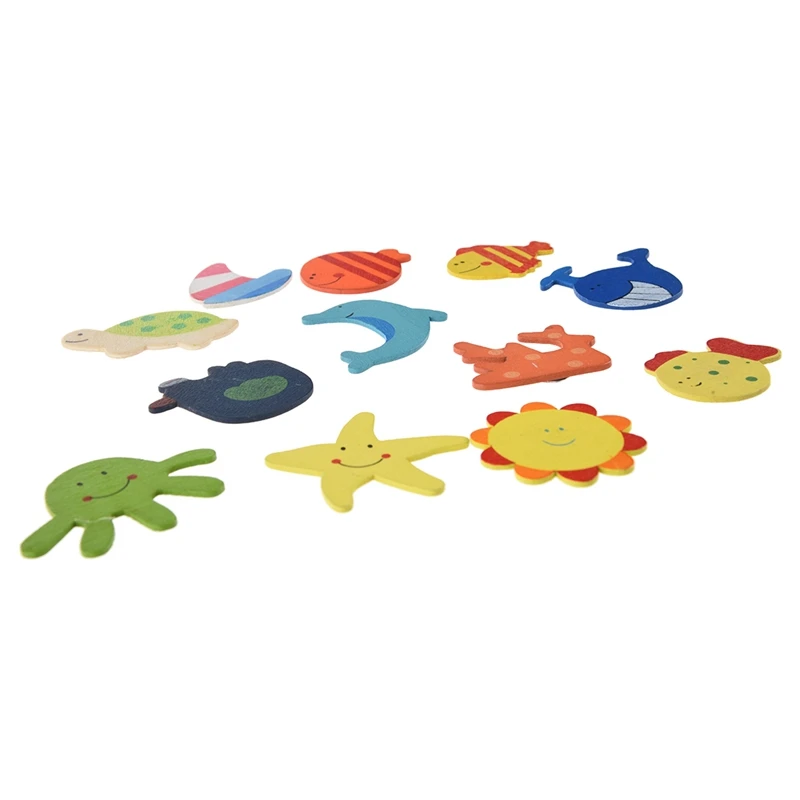 48 шт. цветных деревянных сеток для рисования аниме детей. | Дом и сад