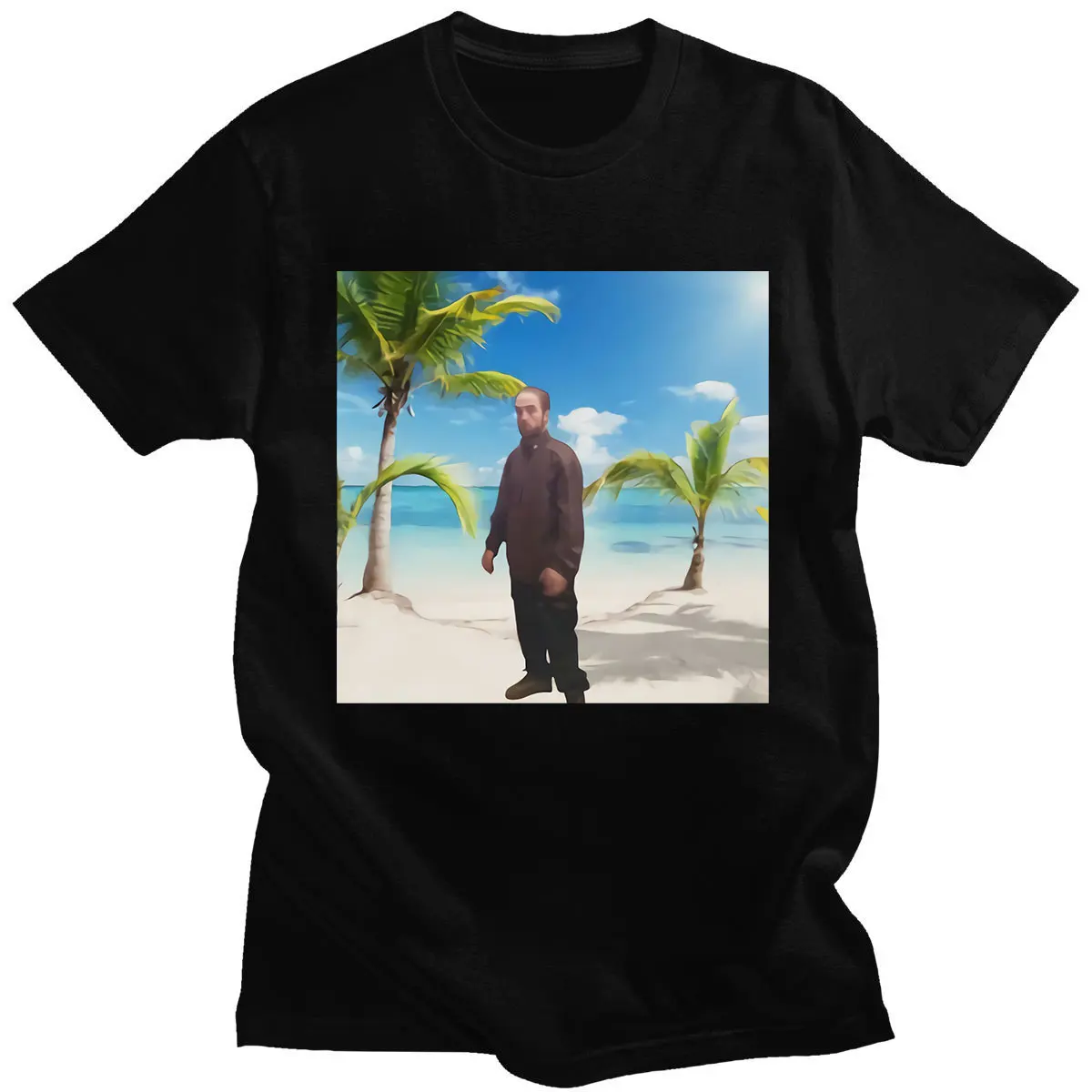 

Забавная Классическая футболка Роберт Паттинсон стоячий мем Мужская хлопковая футболка Топы Робер винтажные футболки Модная футболка с коротким рукавом