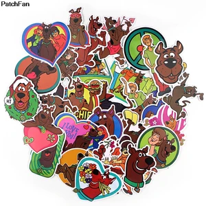 a3663 patchfan 35pcs cartoon pvc waterproof sticker for scrapbooking luggage skateboard phone laptop moto bicycle guitar free global shipping