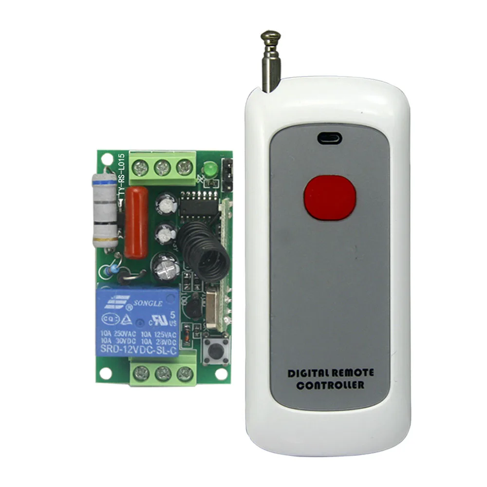 220V 10A Relay1 способ RF Беспроводной дистанционный переключатель светильник