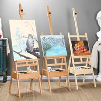 solid wood easel artist oil paint caballete de pintura stand caballete large watercolor paint stand art supplies for artist