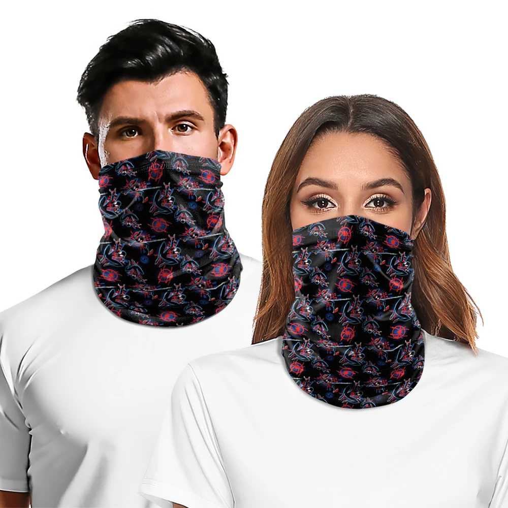 MINKANAK бесшовная полиэфирная ткань полумаска для лица летний солнцезащитный