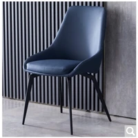 dining chair nordic family modern simple soft bag armchair light luxury dining table chair carbon steel art chair restaurant hot