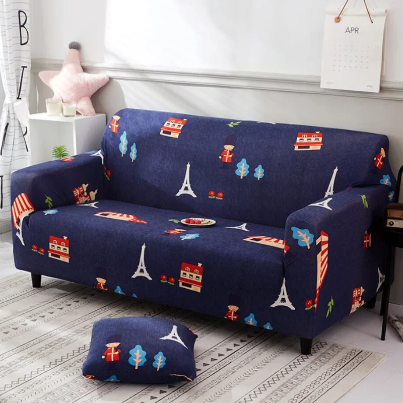 1/2/3/4 Seater Flower Flora Print Elastic Sofa Cover Universal Stretch Covers Living Room All-inclusive Towel F8568 | Дом и сад