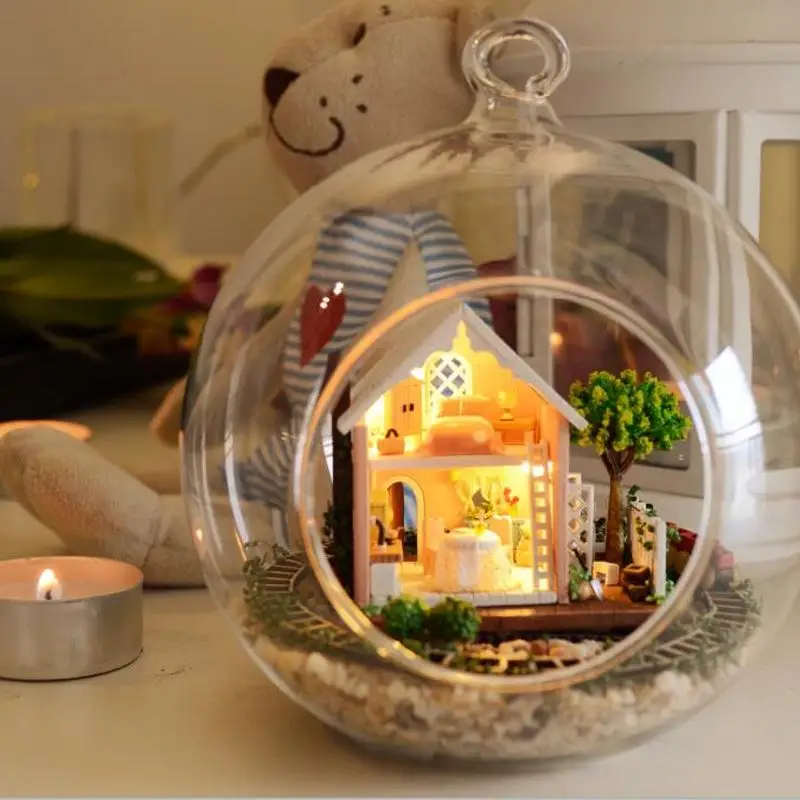 DIY кукольный домик с ручной работы деревянная мебель украшения игрушки
