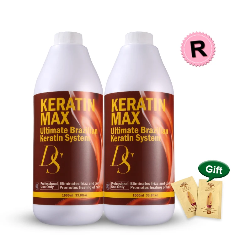 Different Style DS Max 12% Formalin 2pcs Keratin Hair Treatment Straighten and Repair Resistant Cruly Hair Free Dropshipping