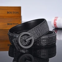 aoluolan design g letter buckle high quality cowhide mens woman belts casual fashion smooth buckle belt width 3 4cm
