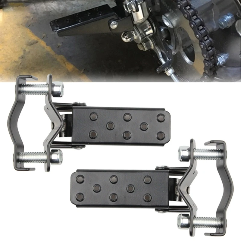 Ön ve arka pedalı bisiklet çatalı Pin krom çelik katlanır vidalı uyumlu w/motosiklet MTB 24mm için 38mm elmas sınıf