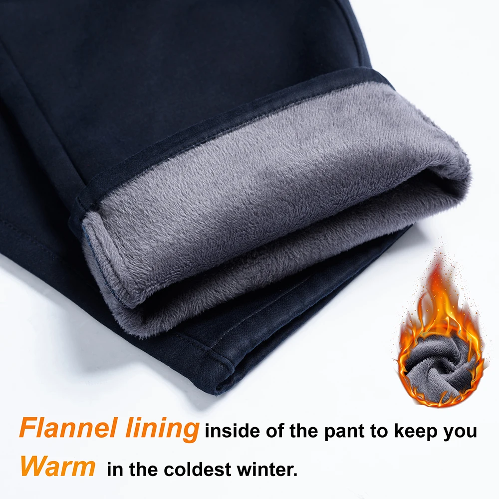 NIGRITY 2019 новые мужские повседневные штаны с флисовой подкладкой Зимние Теплые