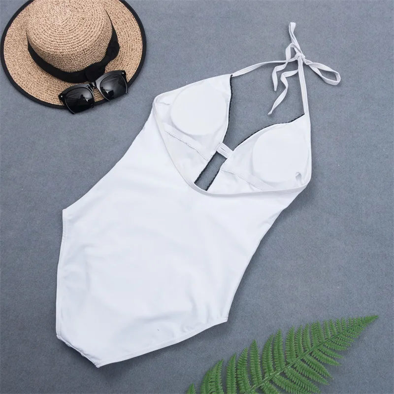 

Lemonsissi One Piece Sexy Swimwear Bikini Biquini Female Beachwear Swimsuit Bathing Suit