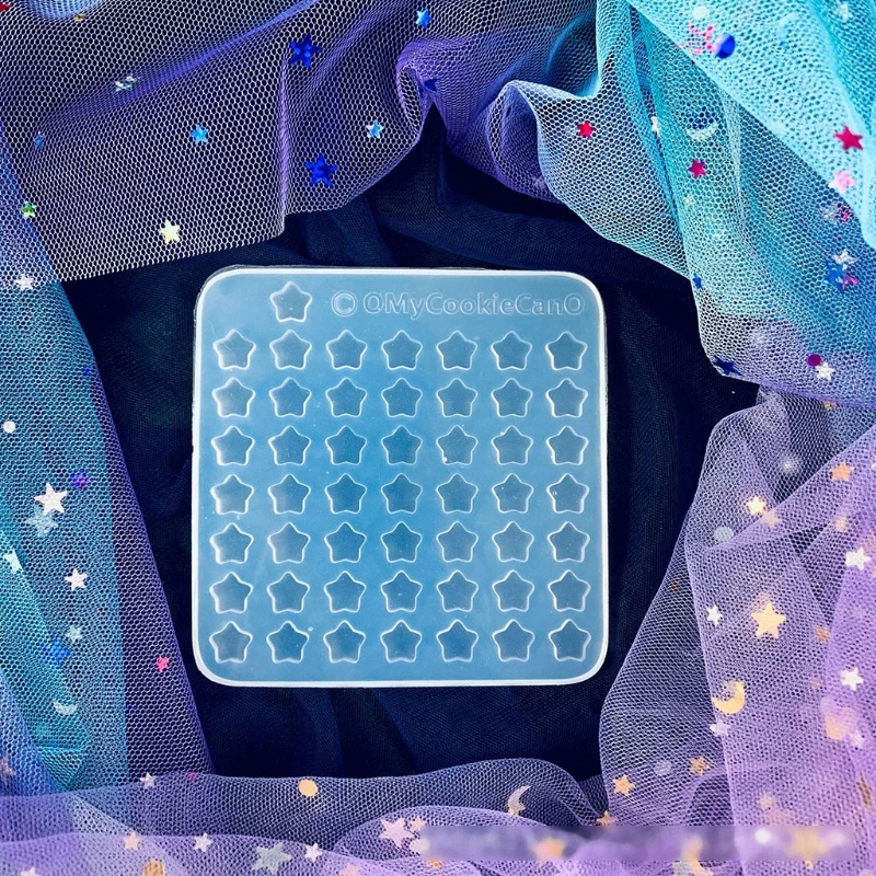 

Stars Love Heart Candy Epoxy Resin Mold Cookie Biscuit Cake Baking Silicone Mould DIY Crafts Jewelry Pendant Casting Tools