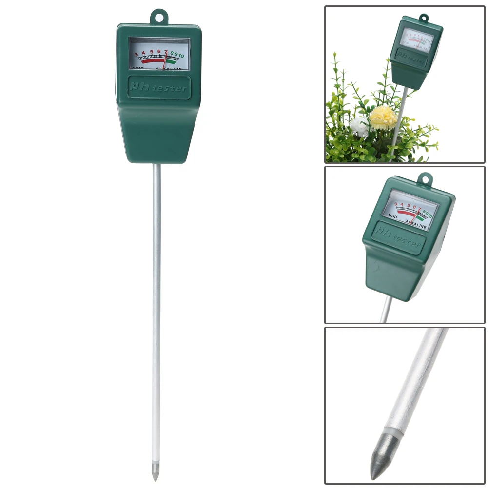 

Soil PH Level Measuring Instrument Tester for Plants Flowers Vegetable PH 3.0 - 10.0 Measurement Garden Tool with Digital Screen