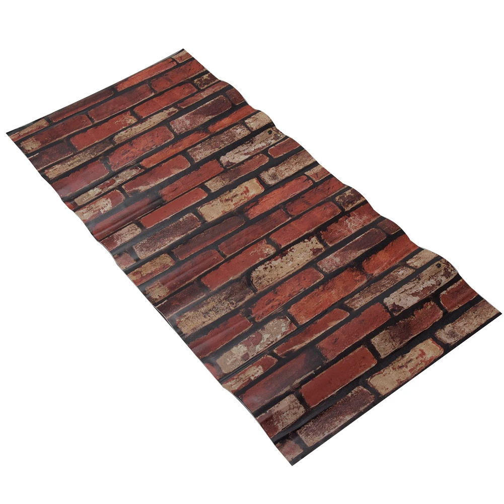 

High Viscosity Vintage Brief Wall Sticker Wall Bricks Pattern Self Adhesive Waterproof Wall paper For Home Decoration 15 Style