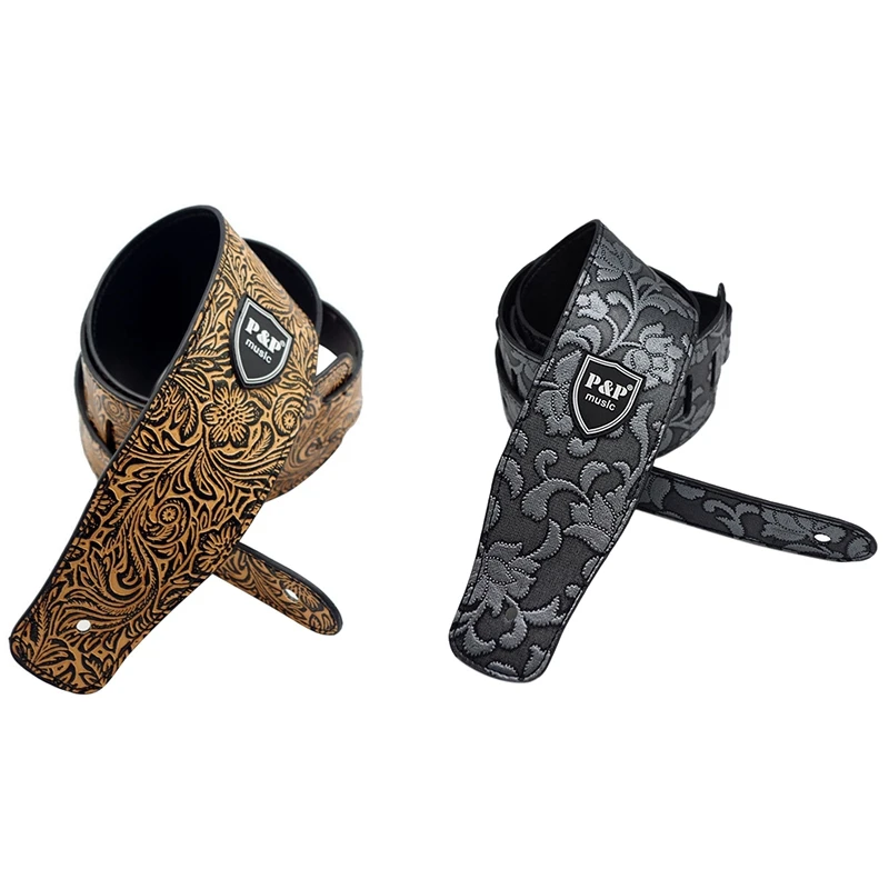 

Новинка, гитарные ремни P & P, электрические, 2,5 дюйма, регулируемые для басов, музыки, хобби