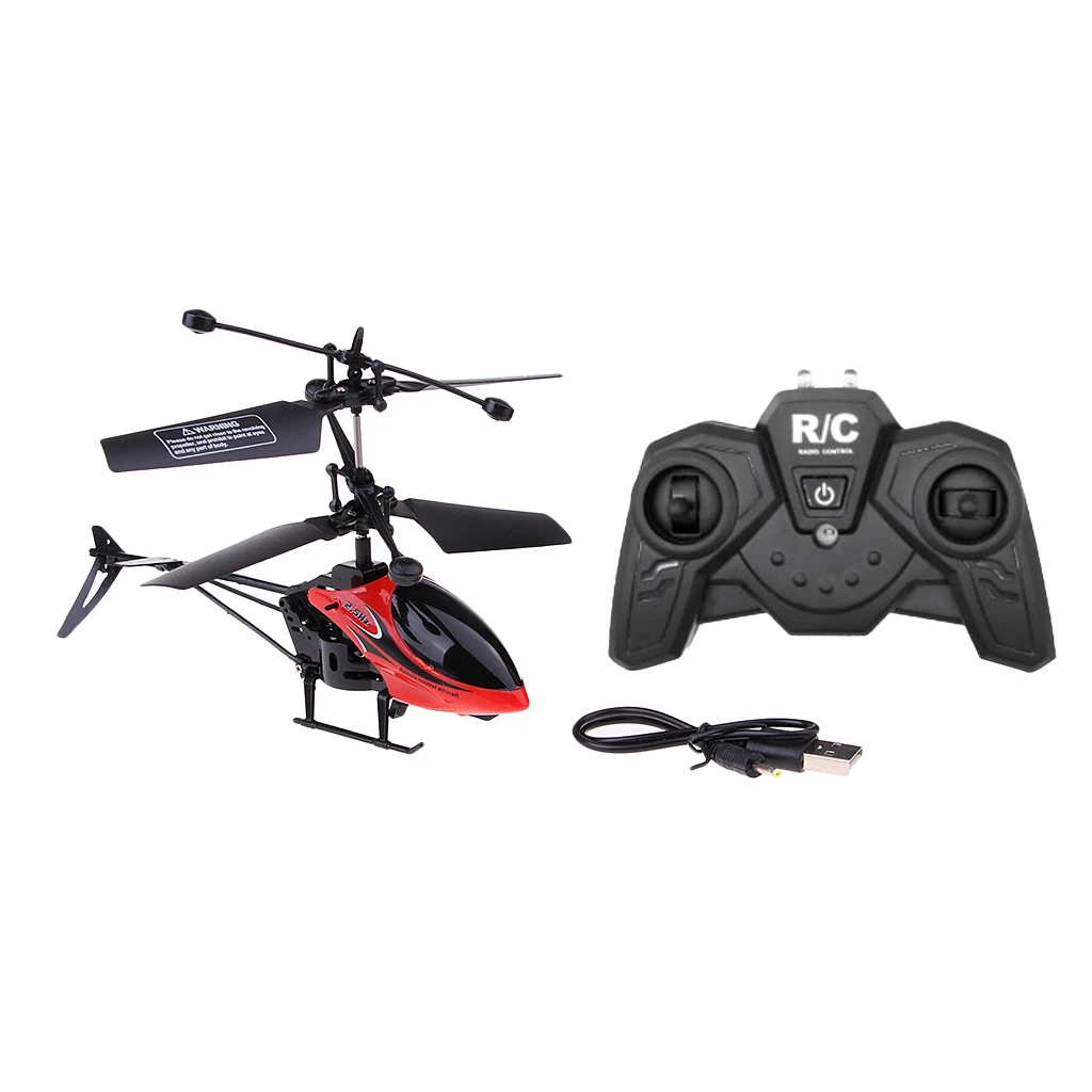 2CH RC Mini Helicopter Radio Remote Control Micro Airplane Toy Ready to Fly-0