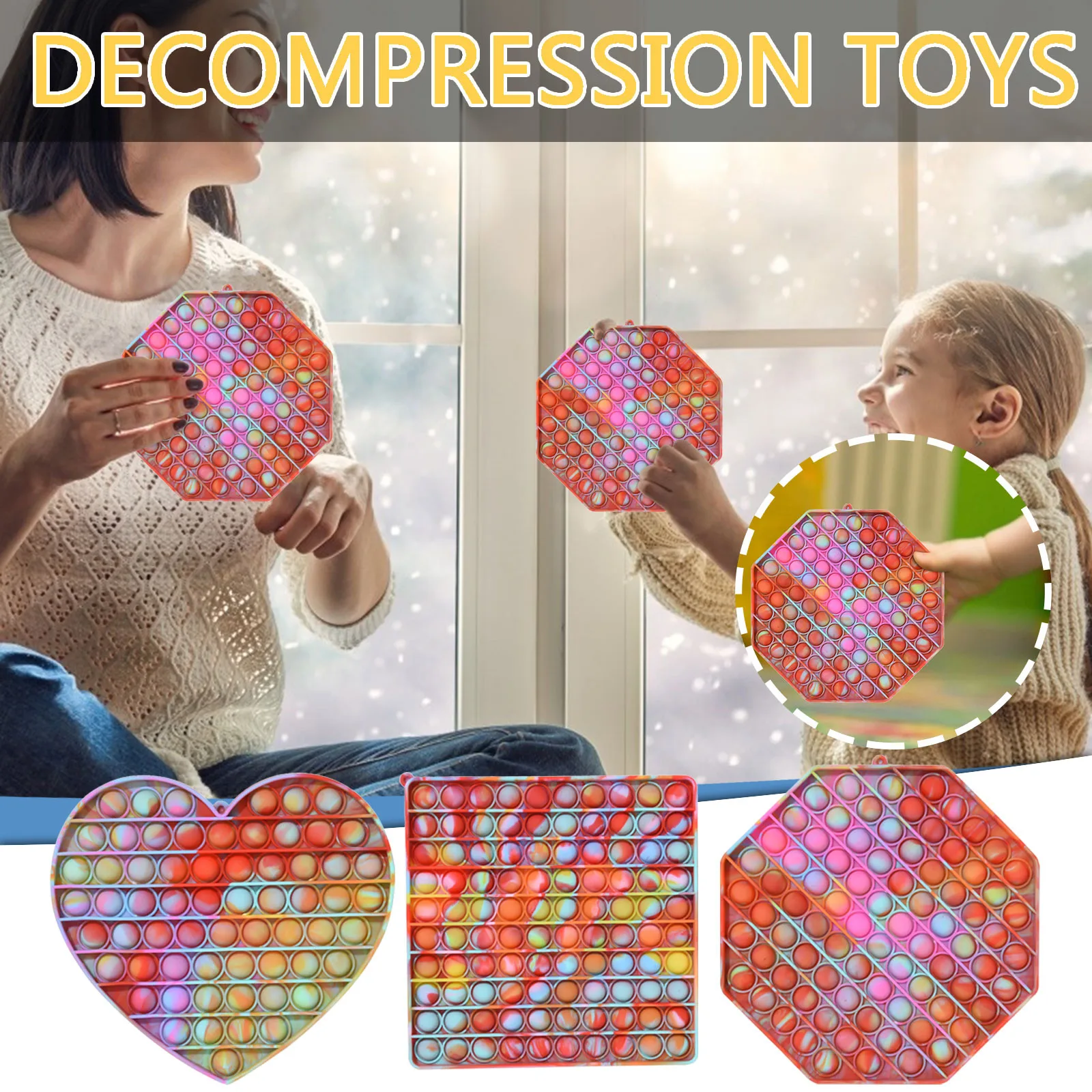 

Big Fidget Pushs Bubble Dimple Sensory Toy Autism demand Anti-stress For Children Adult Squishy dimple Dimple Toy Drop Shipping