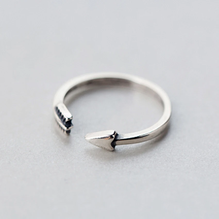 Регулируемые кольца со стрелами Купидона для мужчин и женщин минималистичное