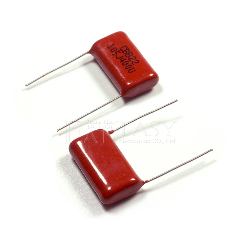 10 шт. 400V105 1 мкФ шаг 20 мм 400 в 105 1000NF CBB полипропиленовый пленочный конденсатор|film