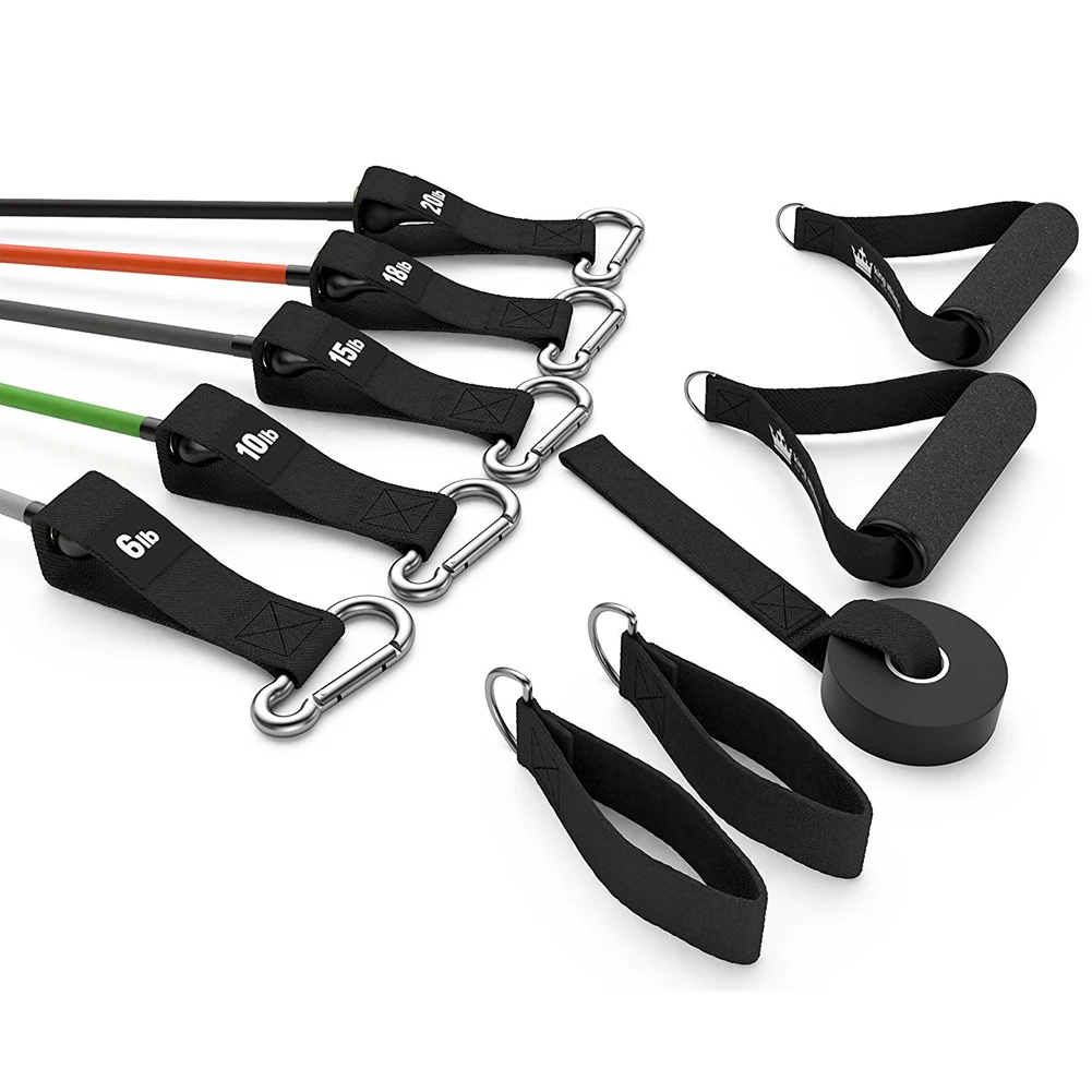 Household Portable Rally Rope 11-Piece Pull Resistance Band Set Multi-Function | Спорт и развлечения