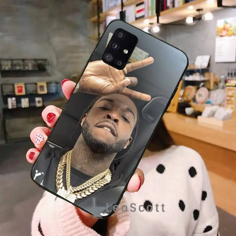 

Rapper Pop Smoke usa boy Phone Case For Samsung A32 A51 A52 A71 A50 A12 A21S S10 S20 S21 Plus Fe Ultra