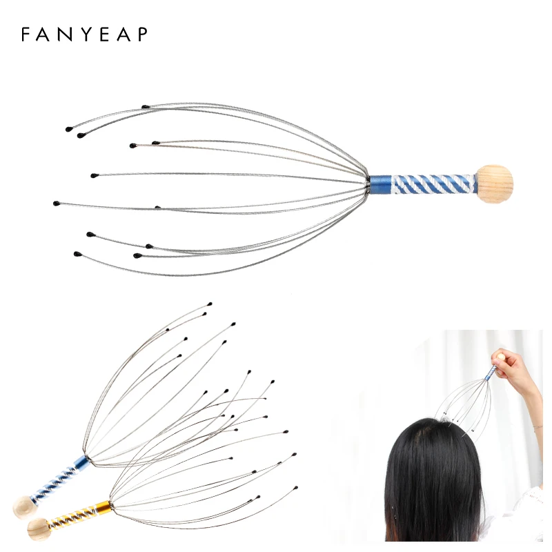 Массажер для головы релаксация кожи снятие мышечного напряжения усталость