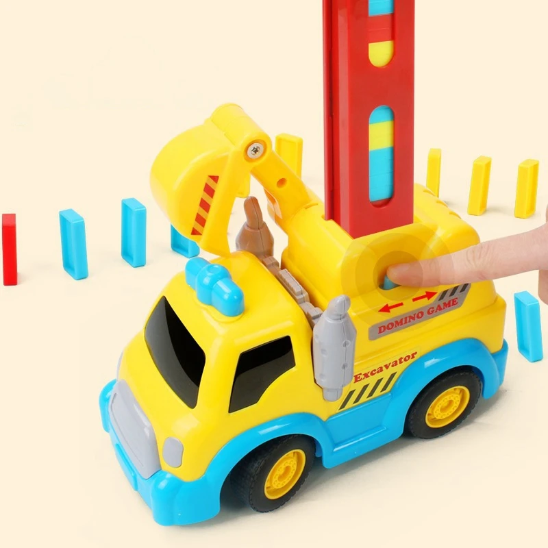 

Automatic Laying ino Dealer Brick Train Car Set Kids Colorful Plastic inoes Blocks Game Toys Set Gift for Kids