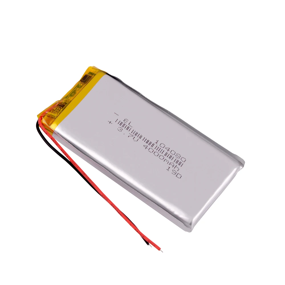 3,7 V 4000mAh 104080 полимерный литий-полимерный перезаряжаемый аккумулятор для colorfly c10 электронные книги power bank Tablet PC DVD on
